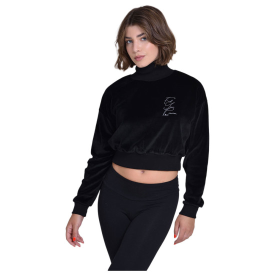 Target Γυναικεία μπλούζα Turtle Neck Crop Top Velour Fuel